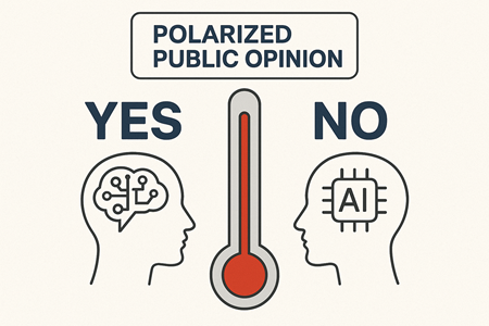 Polarized public opinion