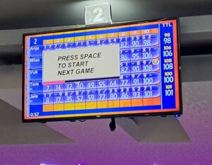 Memento Vitae team bowling - the game is about to start