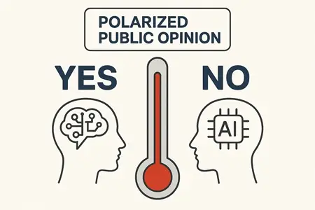 Polarized public opinion
